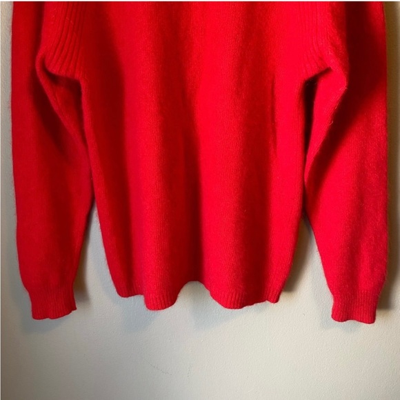 Vintage Angora Rabbit Hair Lambswool Blend Crewneck Cozy Soft Rafaella Sweater - Picture 3 of 8